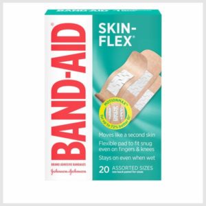 BAND-AID Skin-Flex Adhesive Bandages, Assorted Sizes