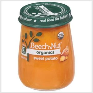 Beech-Nut Organics Sweet Potato Baby Food Jar