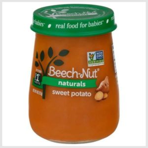Beech-Nut Naturals Sweet Potato Baby Food Jar