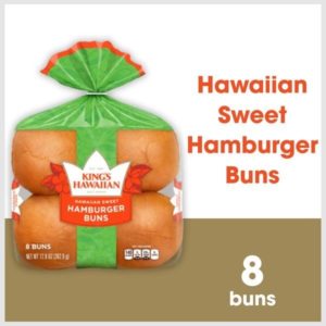 King's Hawaiian Sweet Hamburger Buns