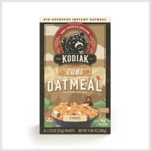 Kodiak Cakes Cubs Kids Oatmeal S'mores
