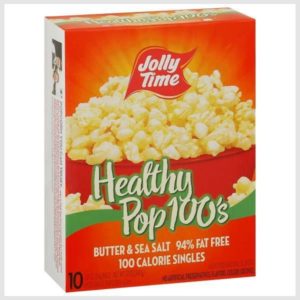 JOLLY TIME Healthy Pop 100's Microwave Popcorn, Natural Butter Flavor, Minis