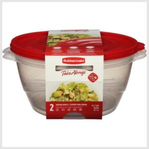 Rubbermaid Serving Bowls, Containers & Lids, 15.7 Cups