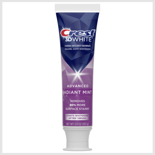 Crest 3D White Advanced Radiant Mint, Toothpaste