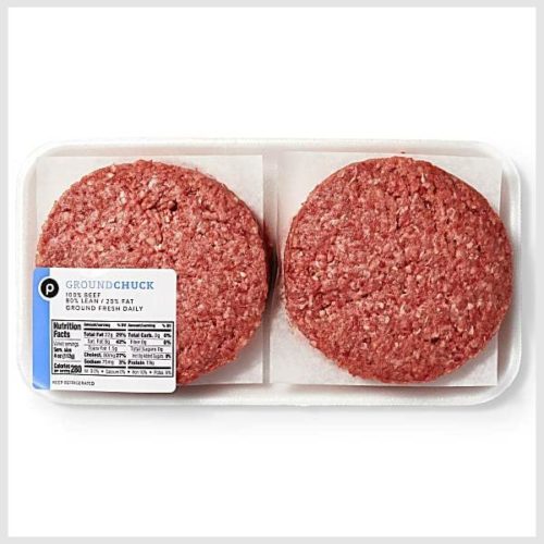 Publix Ground Beef Chuck Burgers, USDA-Inspected