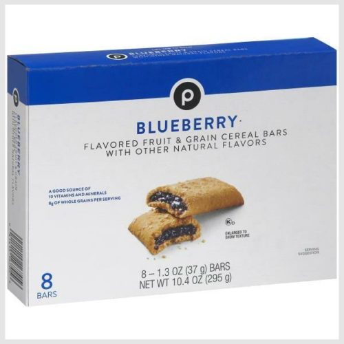 Publix Fruit & Grain Bars, Low-Fat, Blueberry