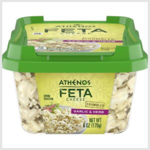 Athenos Garlic & Herb Crumbled Feta Cheese
