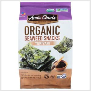 Annie Chun's Seaweed Snacks, Organic, Teriyaki