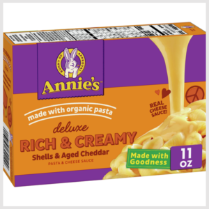 Annie's Deluxe Rich & Creamy Shells & Aged Cheddar Macaroni & Cheese Sauce