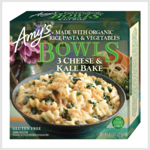 Amy's Kitchen Gluten Free Three Cheese Kale Bowl