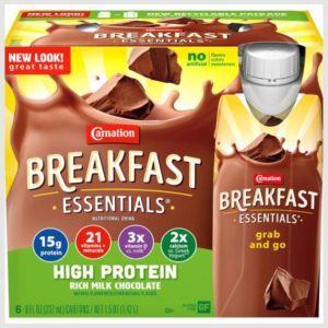 Carnation Breakfast Essentials Rich Milk Chocolate, High Protein