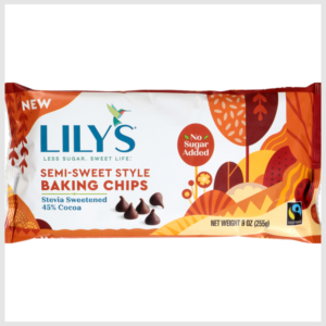 Lily's Semi-Sweet Chocolate Style Gluten Free, Kosher, No Sugar Added Baking Chips