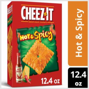 Cheez-It Cheese Crackers, Baked Snack Crackers, Hot and Spicy