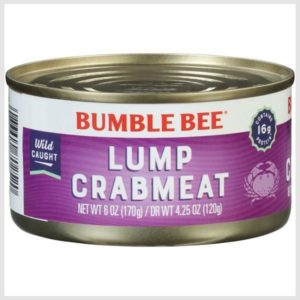 Bumble Bee Crabmeat, Lump