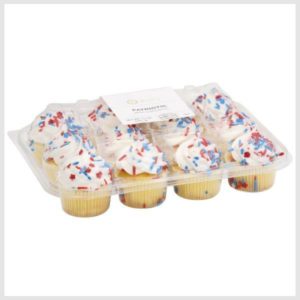 Publix Bakery Patriotic Mini Vanilla Cupcakes