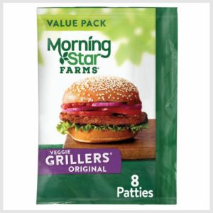 Morning Star Farms Veggie Burgers, Plant Based Protein, Frozen Meal, Grillers Original