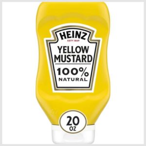 Heinz 100% Natural Yellow Mustard, 20 ounce