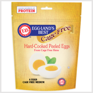 Eggland's Best Cage Free Medium Hard-Cooked Peeled Eggs