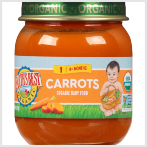 Earth's Best Baby Food, Organic, Carrots