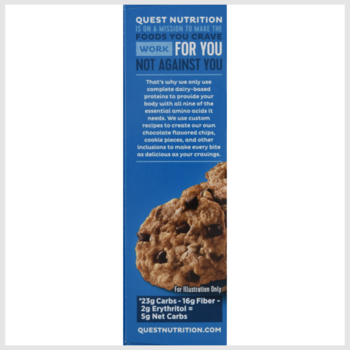 Quest Oatmeal Chocolate Chip Protein Bar