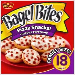 Bagel Bites Cheese & Pepperoni Mini Pizza Bagel Frozen Food Snacks