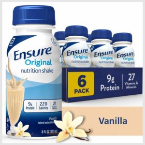 Ensure Original Nutrition Shake Vanilla Ready-to-Drink Bottles
