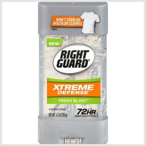Right Guard Xtreme Defense Antiperspirant Deodorant Gel, Fresh Blast
