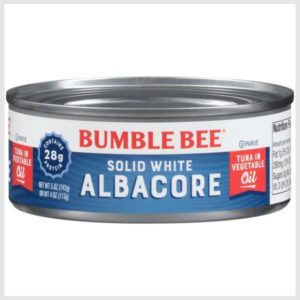 Bumble Bee Albacore, Solid White, in Oil