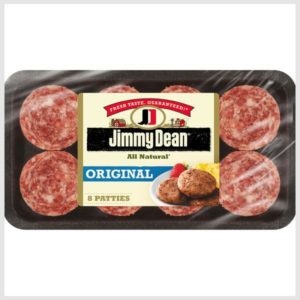 Jimmy Dean ® Premium All-Natural* Pork Breakfast Sausage Patties, 8 Count