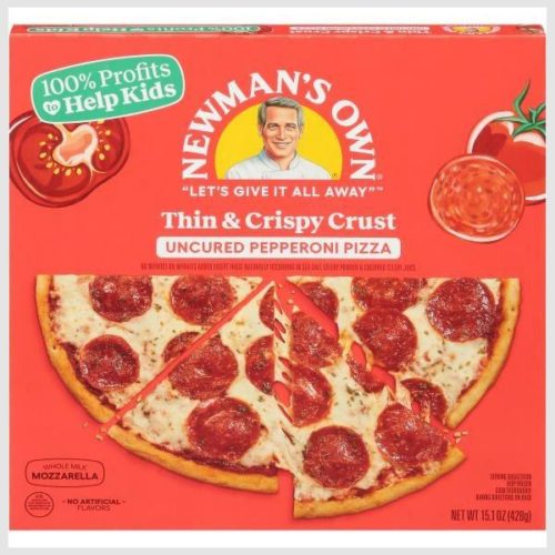 Newman's Own Pizza, Thin and Crispy Crust, Uncured Pepperoni