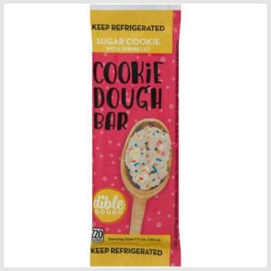Dible Dough Cookie Dough Bar, Sugar Cookies with Sprinkles
