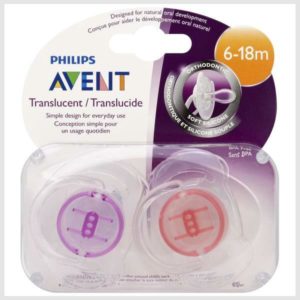 Avent Free Flow Orthodontic Pacifiers, 6-18 months