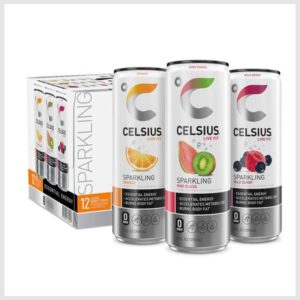 CELSIUS Originals Variety Pack, Orange, Kiwi Guava, Wild Berry