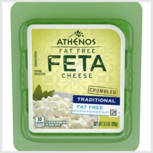 Athenos Traditional Crumbled Fat Free Feta Cheese
