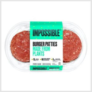Impossible Burger Patties Made From Plants