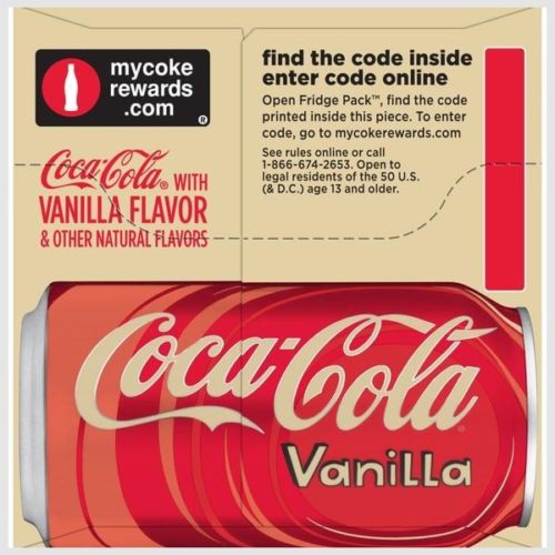 Coca-Cola Vanilla Soda Soft Drink, 12 pack