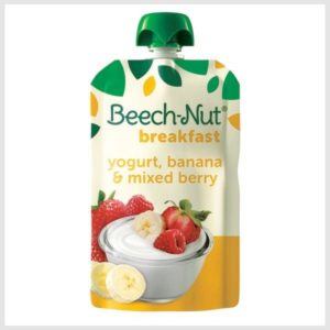 Beech-Nut Breakfast Pouch, Yogurt, Banana, Berry