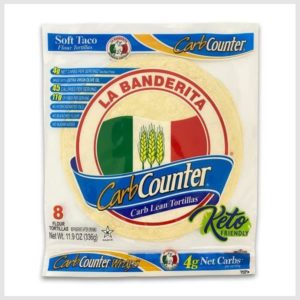 La Banderita Carb Counter 8" Low Carb Tortilla, Keto Friendly