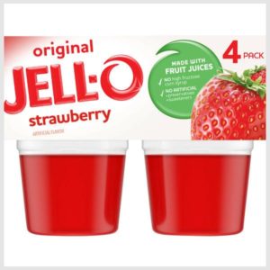 Jell-O Strawberry Refrigerated Gelatin