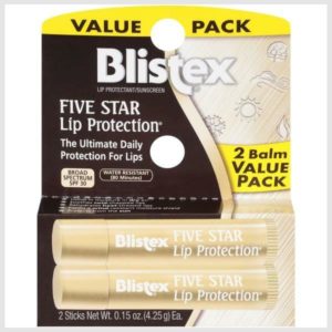 Blistex Lip Balm, Five Star Lip Protection, Broad Spectrum SPF 30, Value Pack