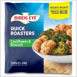 Birds Eye Microwave Roasters Broccoli and Cauliflower Frozen Vegetables