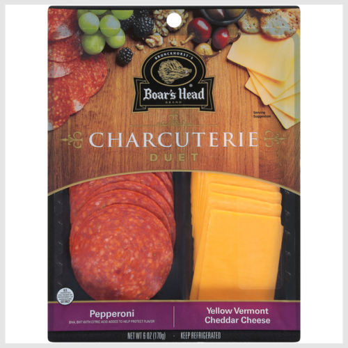 Boar's Head Charcuterie Duet: Pepperoni & Vermont Cheddar Cheese
