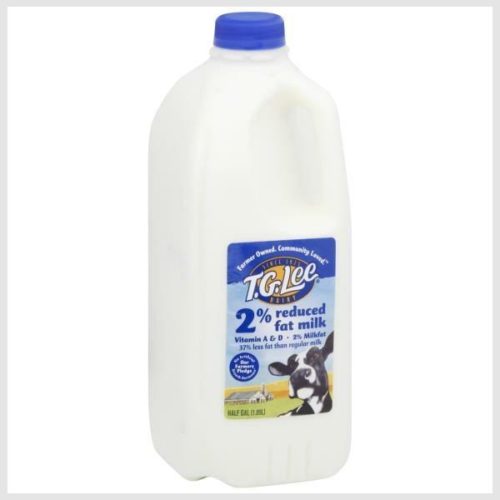 T.G. Lee Dairy Reduced Fat Milk, 1/2 gallon