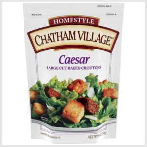 Chatham Village Caesar Large Cut Baked Croutons