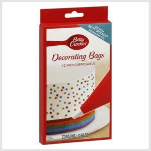 Betty Crocker Decorating Bags, Disposable, 12 Inches