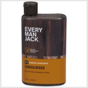 Every Man Jack Daily 2-in-1 Shampoo and Conditioner, Sandalwood