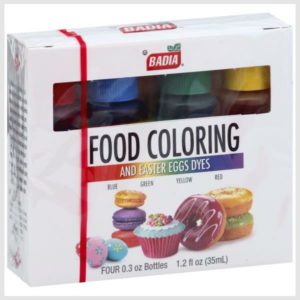 Badia Spices Food Coloring, and Easter Eggs Dyes