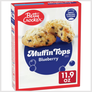 Betty Crocker Muffin Tops Mix, Blueberry, With Topping
