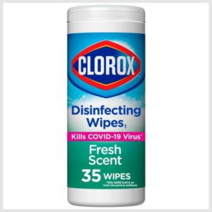 Clorox Disinfecting Wipes, Bleach Free Cleaning Wipes, Fresh Scent