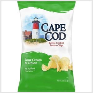 Cape Cod Sour Cream and Onion Kettle Cooked Potato Chips